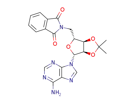 2-[[(3aR,4R,6R,6aR)-6-(6-amino-9H-purin-9-yl)-2,2-dimethyltetrahydro-2H-furo[3,4-d][1,3]dioxol-4-yl]methyl]-2,3-dihydro-1H-isoindol-1,3-dione